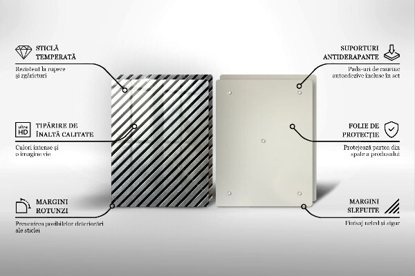 Tapa encimera Líneas metálicas