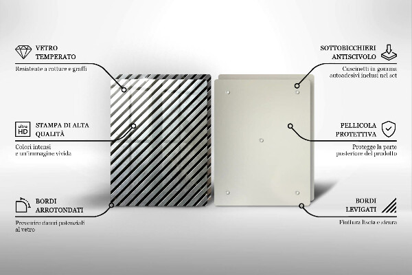 Tapa encimera Líneas metálicas
