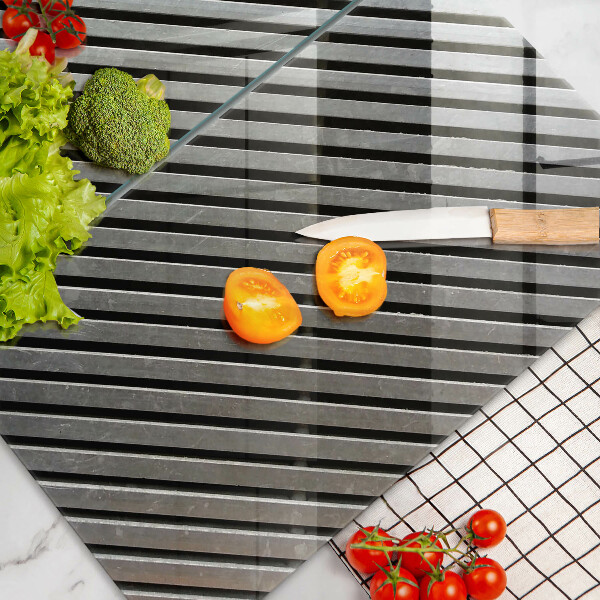 Tapa encimera Líneas metálicas