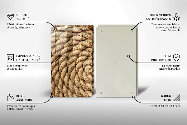 Tapa encimera Cuerda en espiral