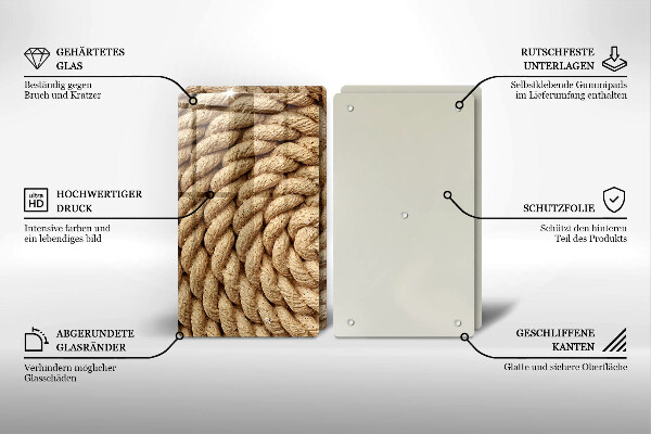 Tapa encimera Cuerda en espiral