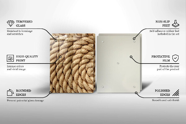 Tapa encimera Cuerda en espiral