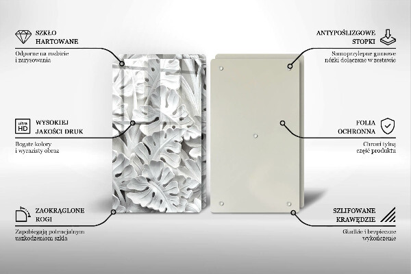 Tapa encimera Flores blancas