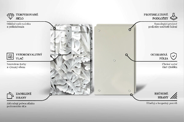 Tapa encimera Flores blancas