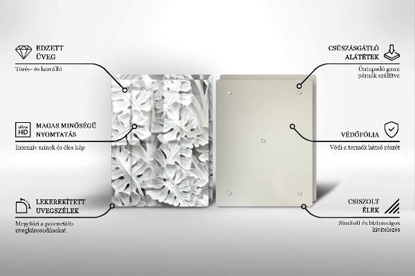 Tapa encimera Flores blancas