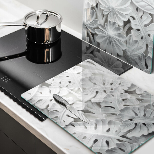 Tapa encimera Flores blancas