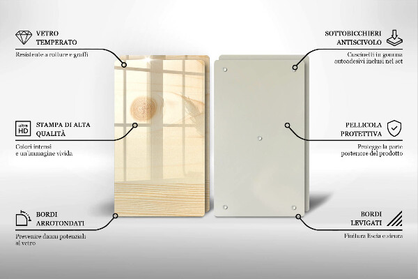 Tapa encimera Tablón de madera