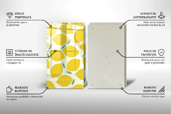 Tapa encimera Limones de dibujos animados