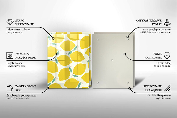 Tapa encimera Limones de dibujos animados