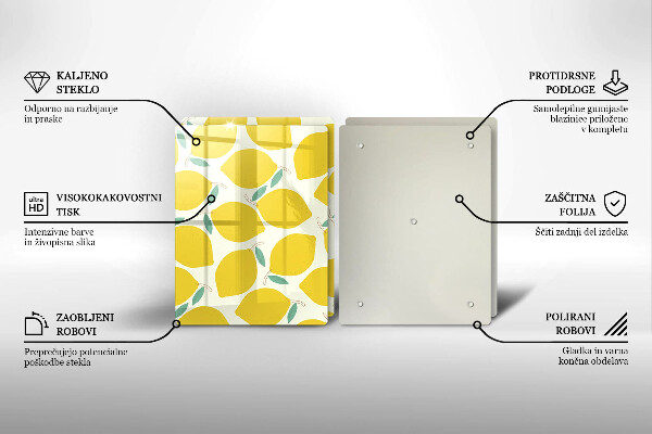 Tapa encimera Limones de dibujos animados