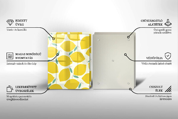 Tapa encimera Limones de dibujos animados
