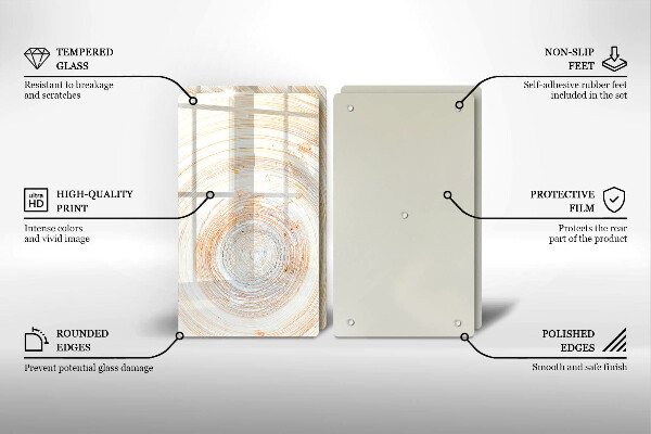 Tapa encimera Textura de madera