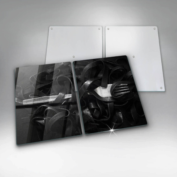 Tapa encimera Pasta negra de tallarines