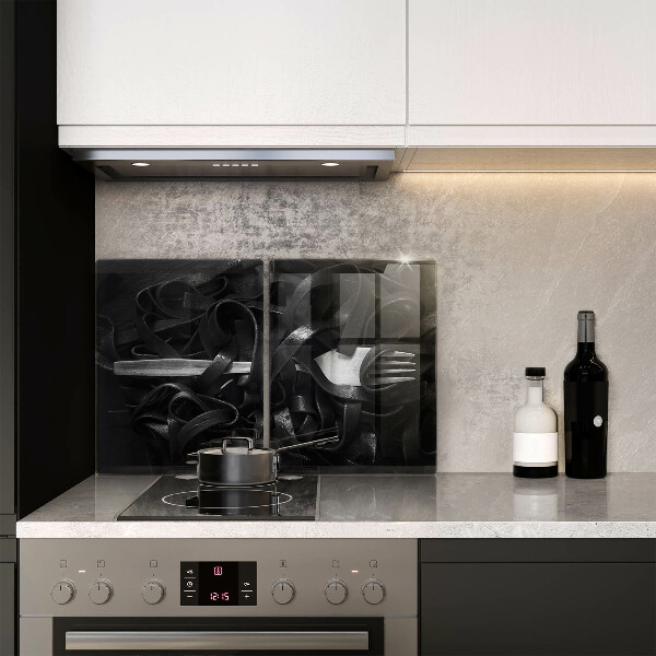 Tapa encimera Pasta negra de tallarines