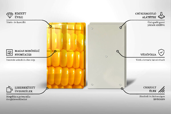 Tapa encimera Granos de maiz