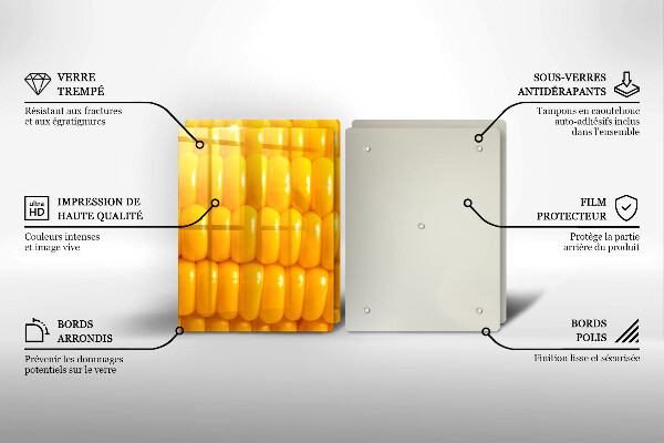 Tapa encimera Granos de maiz