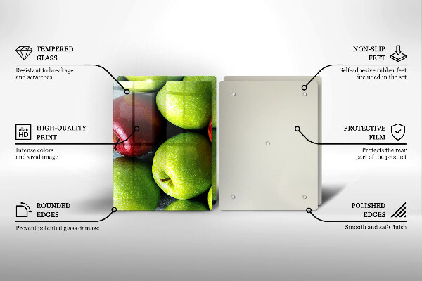 Tapa encimera Manzanas jugosas