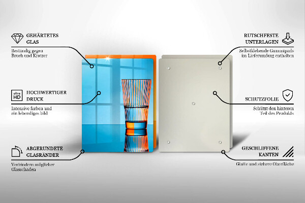 Tapa encimera Dos vasos de agua