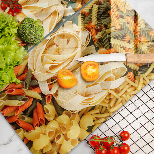 Tapa encimera Diferentes tipos de pastas