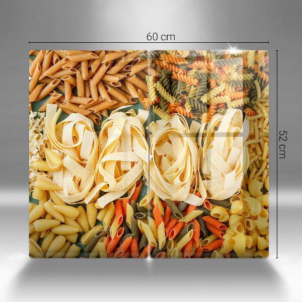 Tapa encimera Diferentes tipos de pastas