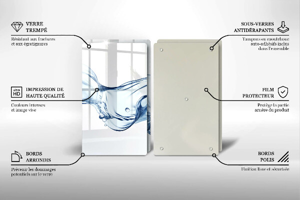 Tapa encimera Agua cristalina