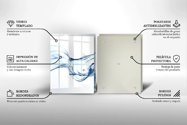 Tapa encimera Agua cristalina