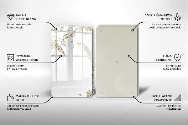 Tapa encimera Decoraciones de invierno