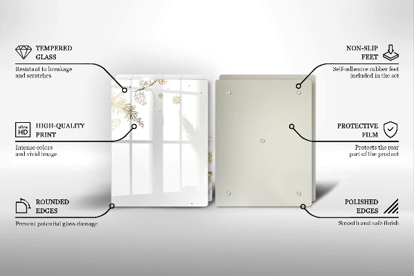 Tapa encimera Decoraciones de invierno