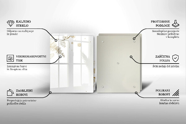 Tapa encimera Decoraciones de invierno