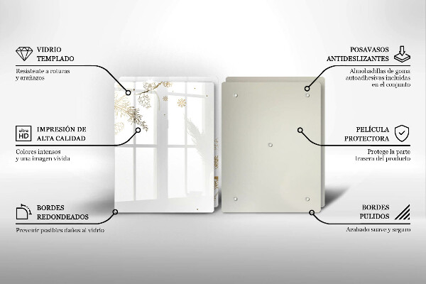 Tapa encimera Decoraciones de invierno