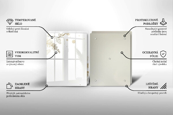 Tapa encimera Decoraciones de invierno