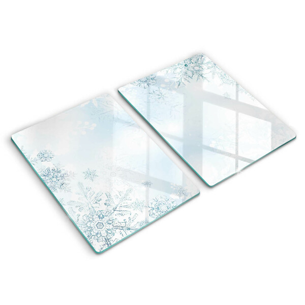 Protector pared cocina Copo de nieve