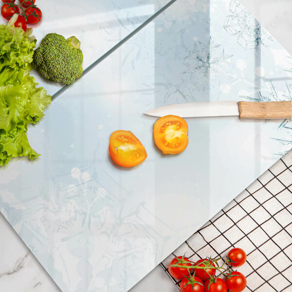 Protector pared cocina Copo de nieve