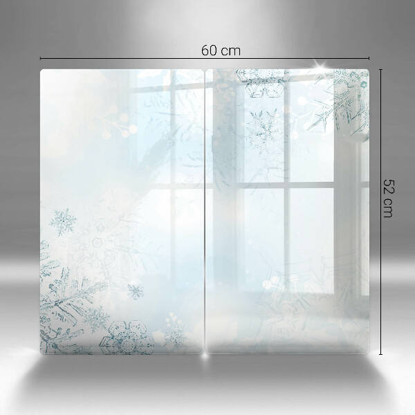 Protector pared cocina Copo de nieve