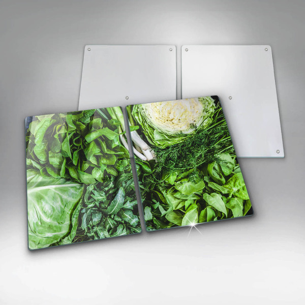 Protector pared cocina Vegetales verdes