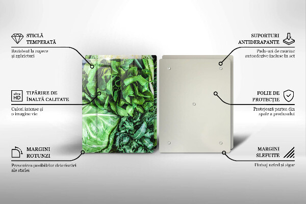Protector pared cocina Vegetales verdes