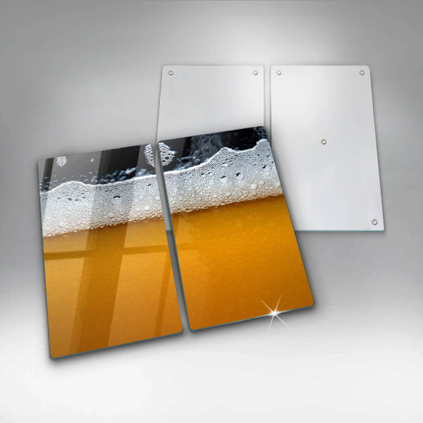 Protector pared cocina Beber espuma de cerveza