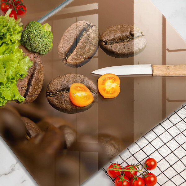 Protector pared cocina Granos de café