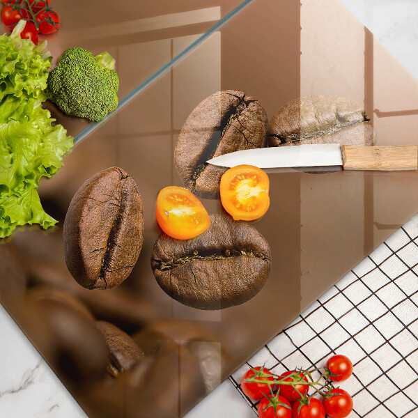 Protector pared cocina Granos de café