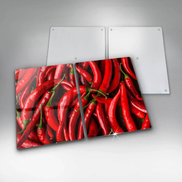 Protector pared cocina Pimientos picantes