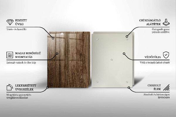 Protector pared cocina Textura de madera