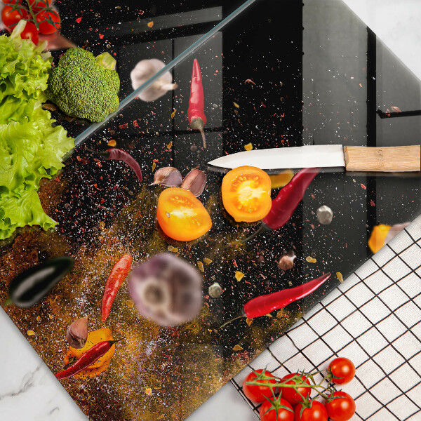 Protector pared cocina Especias picantes