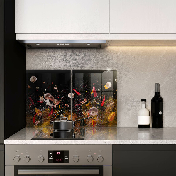 Protector pared cocina Especias picantes