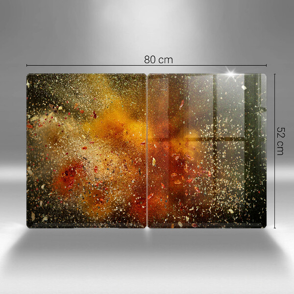 Protector pared cocina Especias coloridas