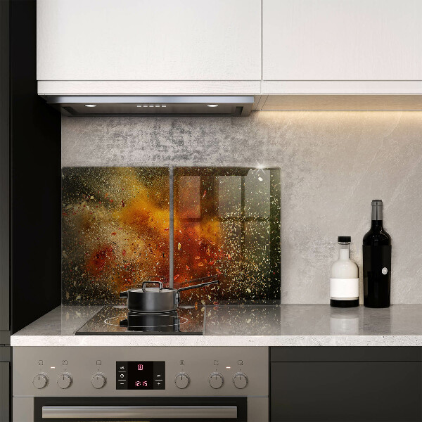 Protector pared cocina Especias coloridas