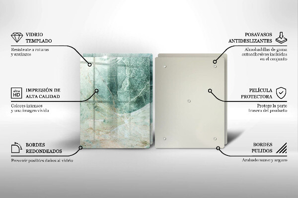 Protector pared cocina Estructura de piedra