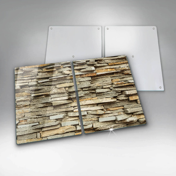 Protector pared cocina Piedras decorativas