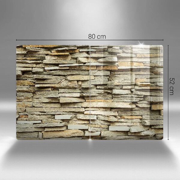 Protector pared cocina Piedras decorativas
