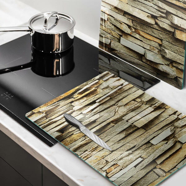 Protector pared cocina Piedras decorativas