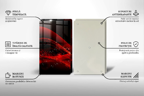 Protector pared cocina Abstracción moderna